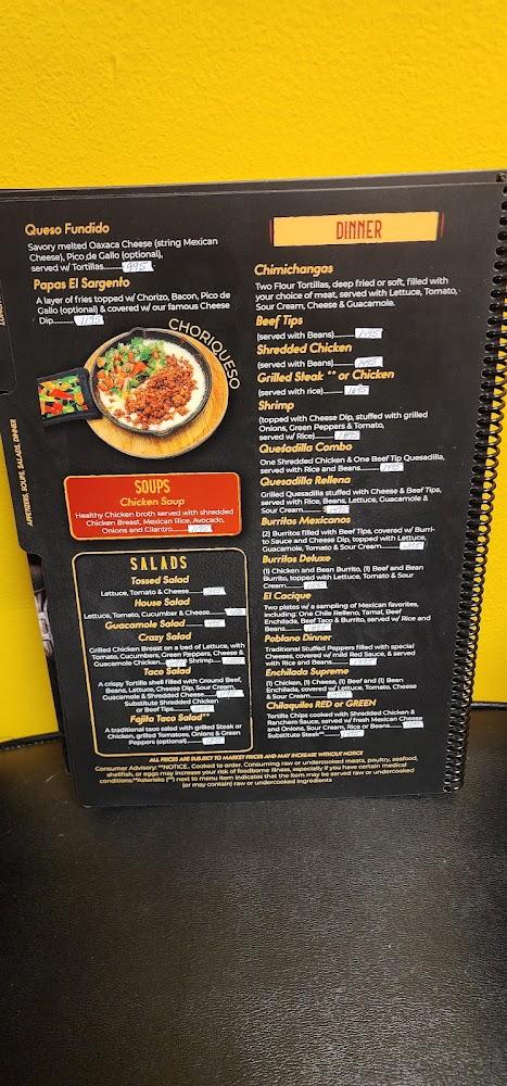 !Viva Zapata! Mexican Resturant Menu image 2
