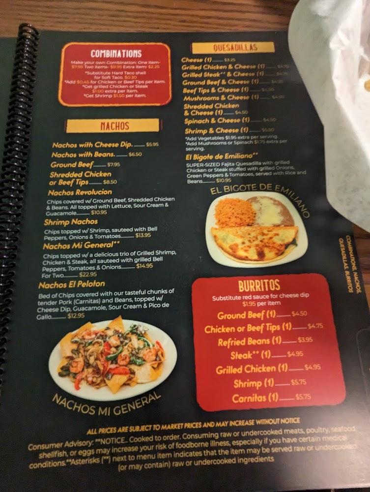 !Viva Zapata! Mexican Resturant Menu image 3
