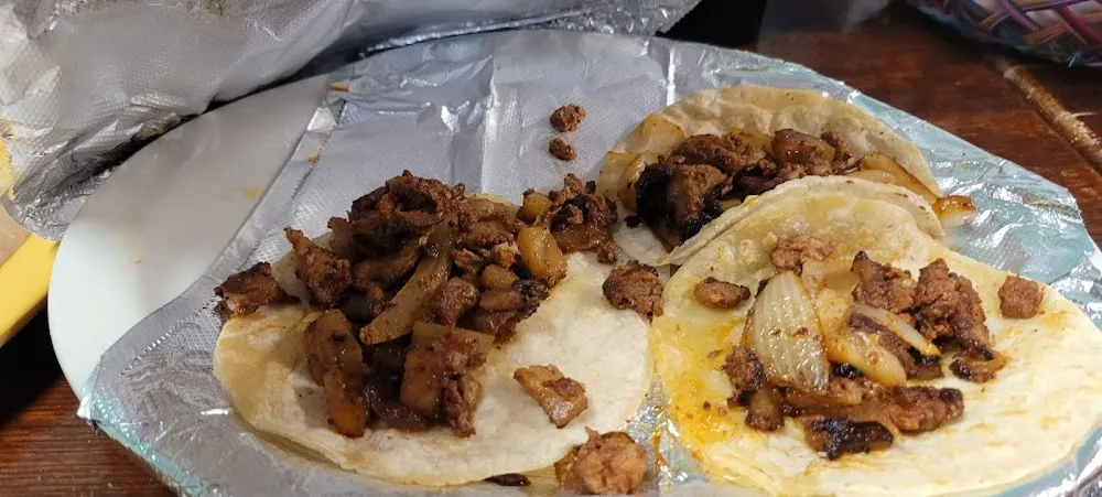 Pork Tacos with Pineapple Fried Rice and Beans